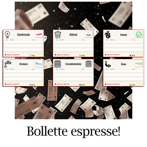 Bollette espresse! clicca per avere più informazioni Bollette espresse!