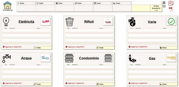 Bollette espresse! - Vista principale Bollette espresse! - Vista principale