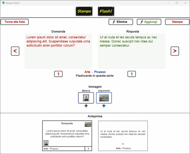 Stampa Flash! - Modifica serie Stampa Flash! - Modifica serie